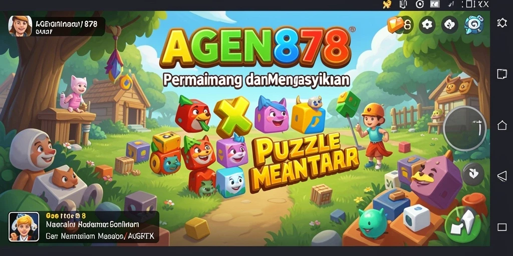 Tampilan gameplay AGEN878 yang seru dan menantang pada level-level berbeda.