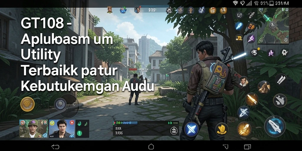 Tampilan antarmuka GT108 yang user-friendly dan fungsional.