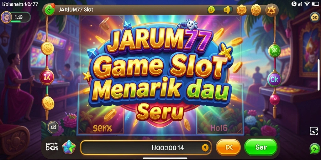 Tangkapan layar dari gameplay JARUM77 yang seru dan menarik.