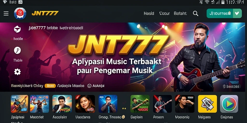 Tampilan gameplay JNT777 dengan interaksi musik yang seru.
