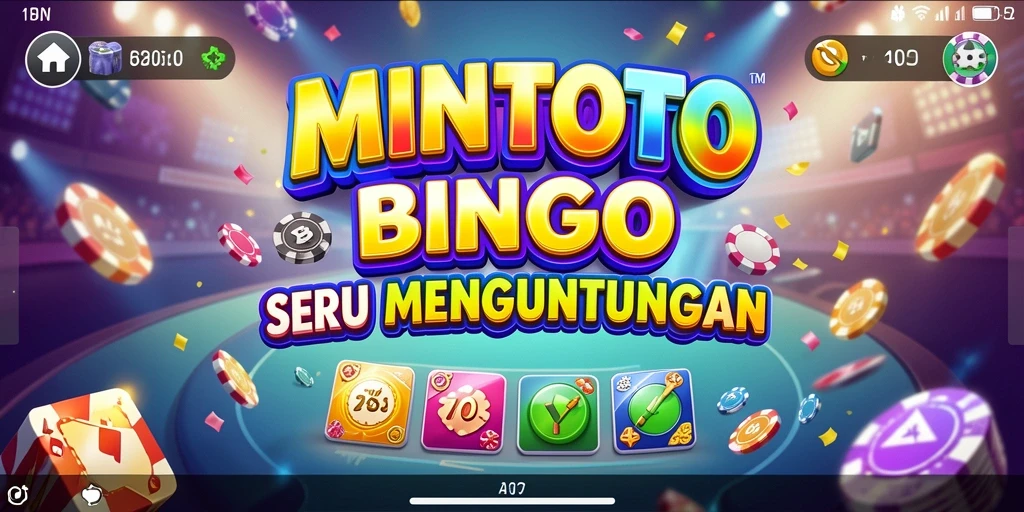 Tampilan gameplay Bingo yang seru dan interaktif di MINTOTO.