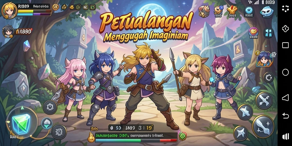 Tangkapan layar utama dari gameplay <strong>RI889</strong> yang menampilkan aksi seru dan grafis menarik.