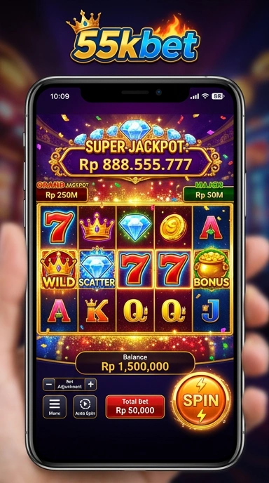 Tampilan antarmuka 55kbet yang ramah pengguna.